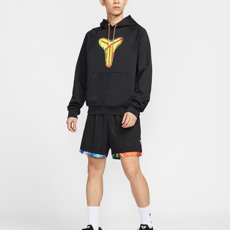 Nike What The Kobe Therma-FIT Pullover Hoodie (Asia Sizing) Black/Volt Men Streetwear HJ4206010