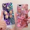 For Xiaomi Mi A1 Case Mi5X Luxury Flowers Butterfly Painted Cover Soft Silicone Phone Case For Xiaomi Mi 5X MiA1 Back Cover Bags
