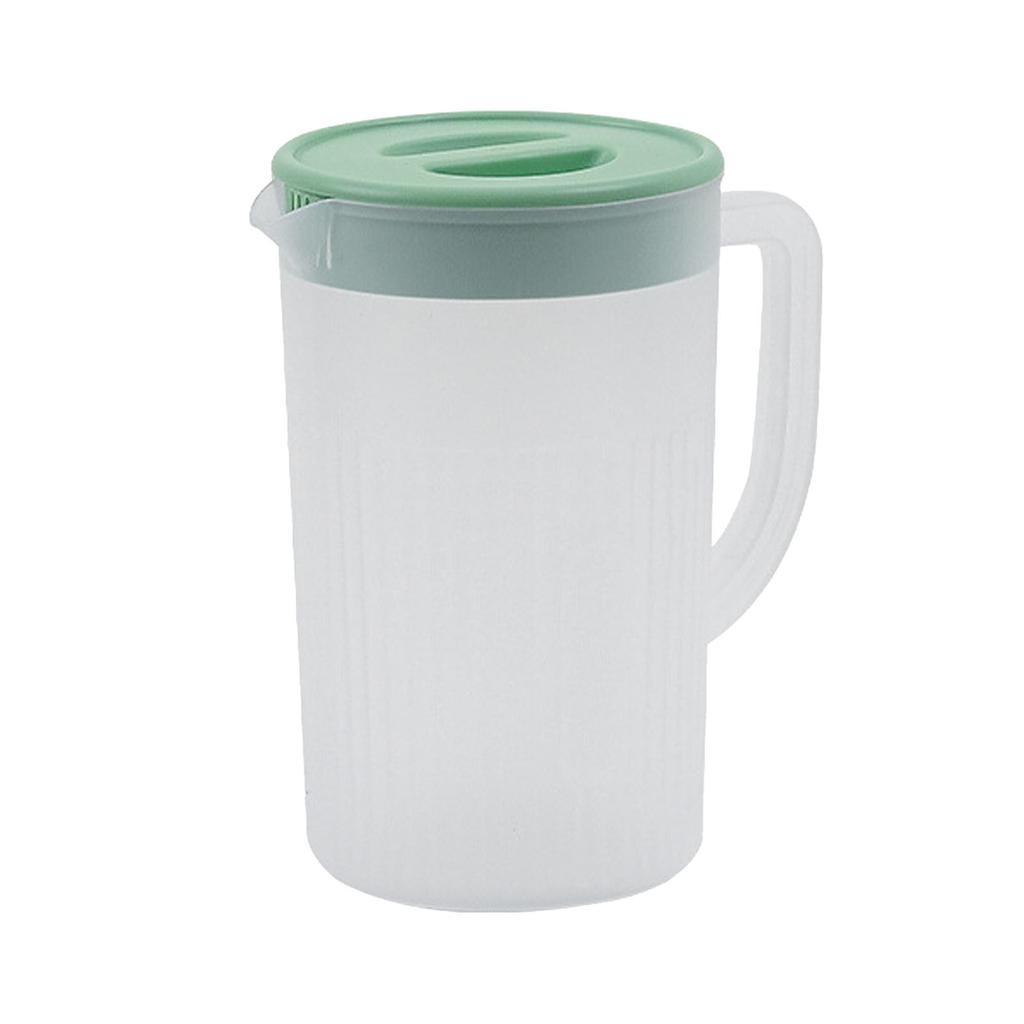 Plastic Pitcher with Lid Large Capacity High Temperature Resistant Cold Water Jug for Juice Tea