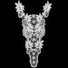 Milk Silk Embroidery Lace Collar Hollow Embroidery Fake Collar Large Chest Lace Clothing Water-soluble Collar