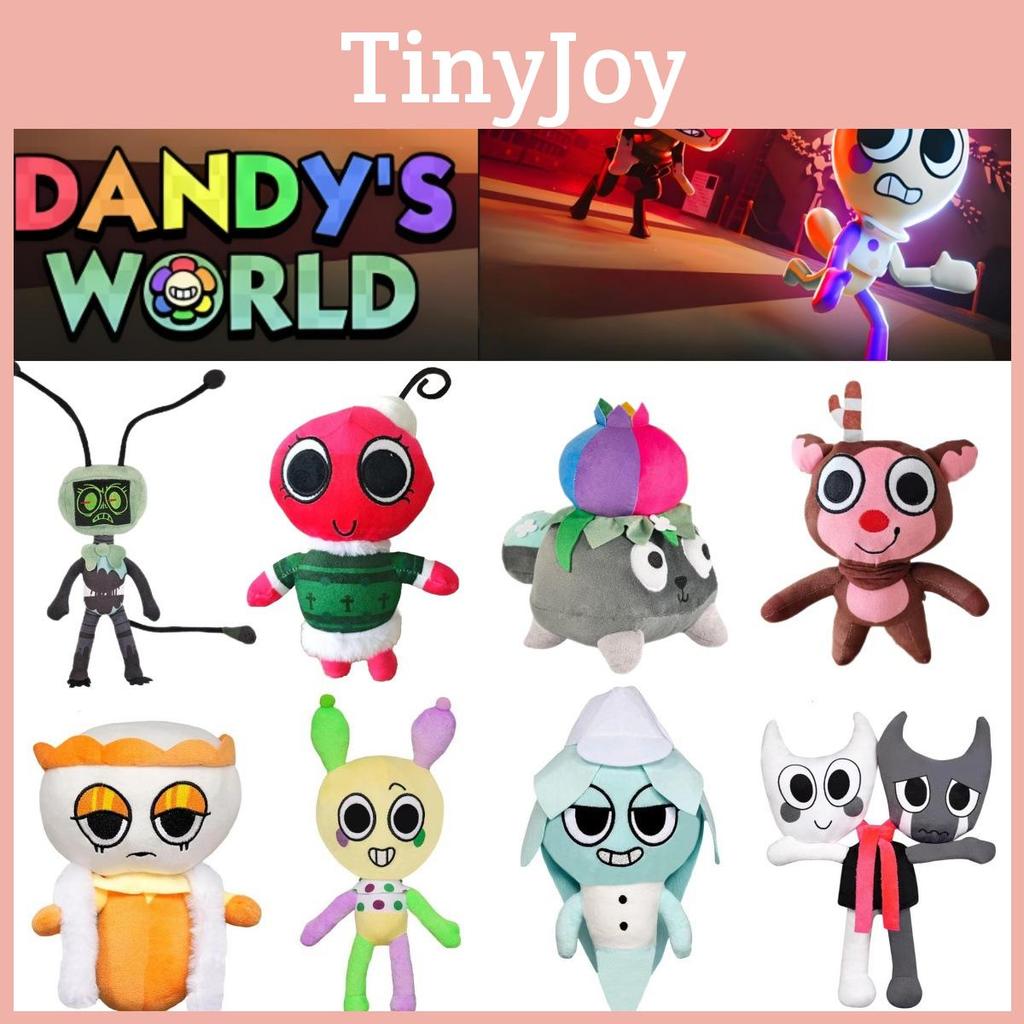 Dandys World Plush Stuffed Animals With Pp Cotton Multicharacter Collectibles For Game Fans And Kids Gifts