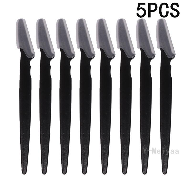 5/10/50Pcs Eyebrow Trimmer Makeup Tools Safe Eye Brow Razor Face Body Hair Removal Shaver Blades Woman Eyebrows Shaping Knife