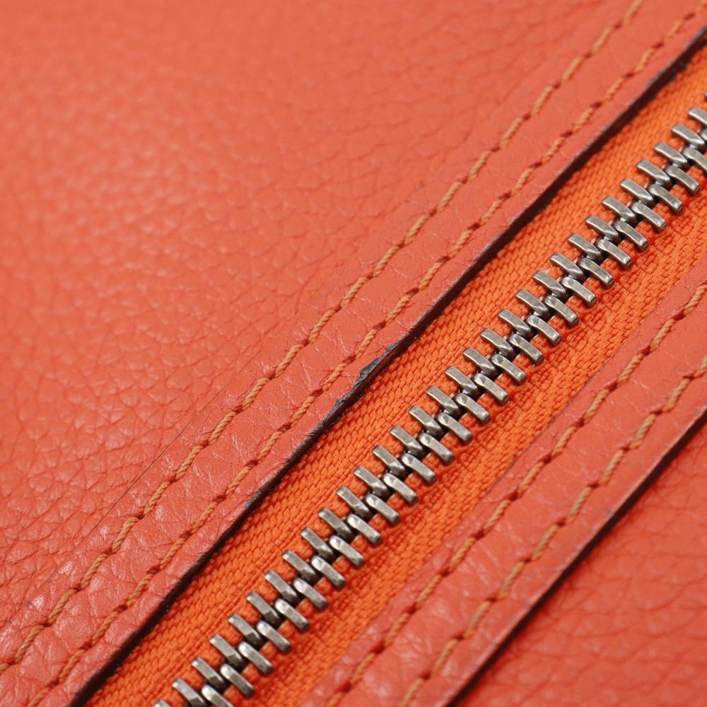 Celine Bagażowa Torebka Ręczna Mikro shopper Czerwono/Pomarańczowa skóra Damska Używana