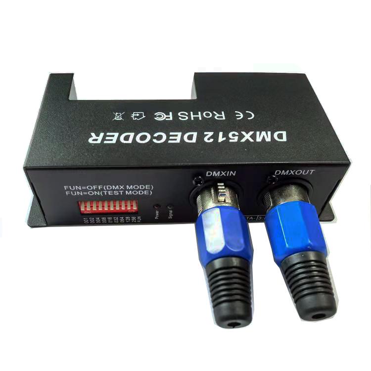 Aonengda DMX512 RGB/RGBW LED Decoder & Controller, DC12-24V, 3/4x10A