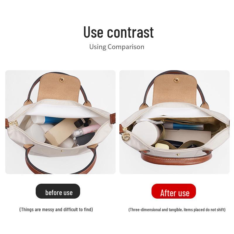 Longxiang Leichte DuPont-Papier-Tasche in Tasche: Innentasche in großen, mittleren und kleinen Größen, stützende Form, wasserdicht, Aufbewahrungstaschen.