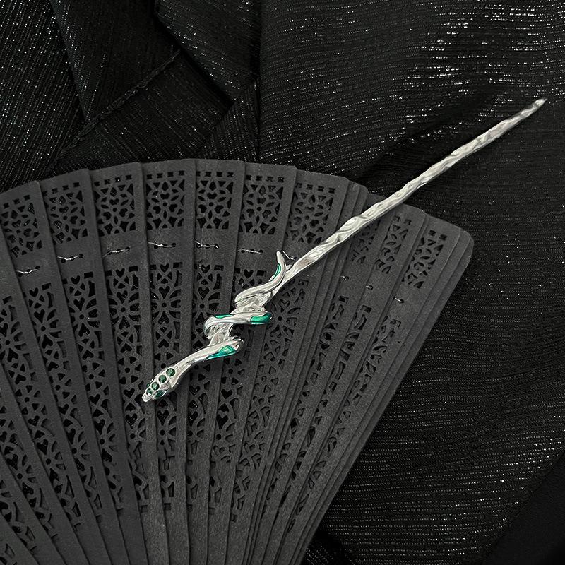 Serpentină Zircon Ac de Păr Șarpe Spirit Fluture Stil Chinezesc Nou Simplu Păr Coafat Agrafe de Păr Aliaj Accesorii de Păr Bijuterii Femei