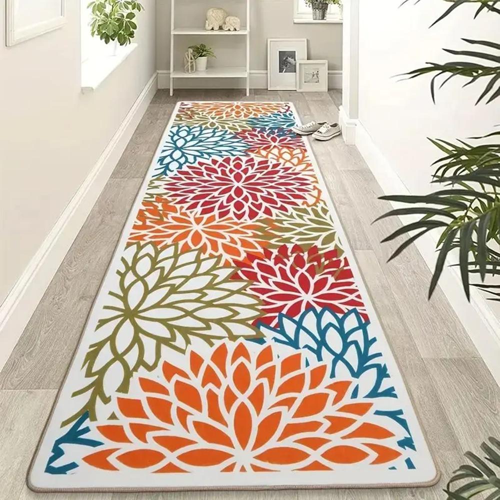 

VIKAMA Anti-slip Floor Mat - Waterproof and Oil-Resistant Kitchen Floor Mat - Washable Entry Door Floor Mat - Home Decoration 50x160cm