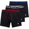 Polo SS25 Elastischer Bund Mesh Boxer Briefs 3er-Pack Herren Unterwäsche Schwarz 719964599-001