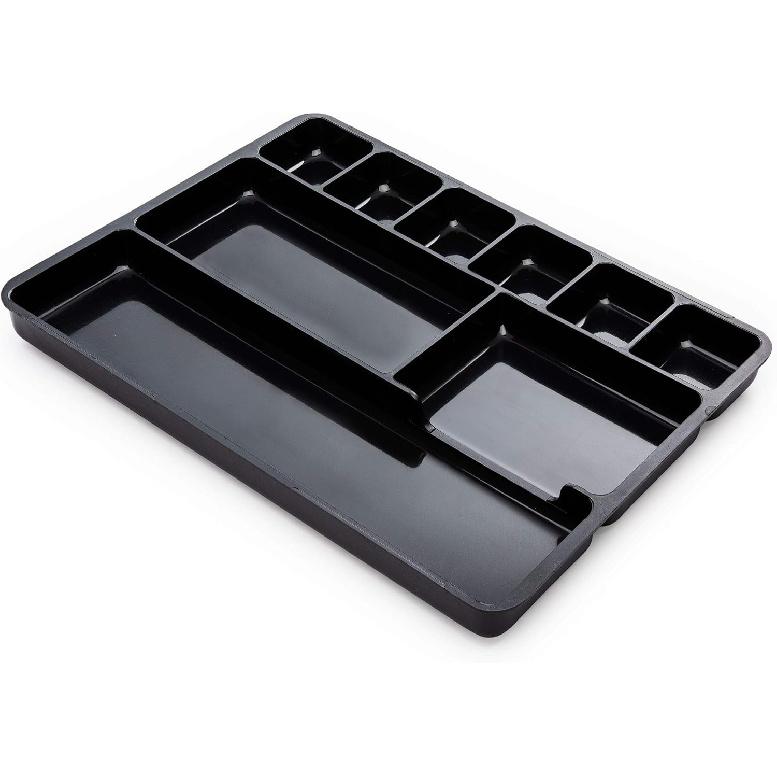 Desk Drawer Organizer Tray with 9 Storage Compartments - For Home and Office - Drawer Organizers Office, Perfect Organizing Pens, Pencils, Paper