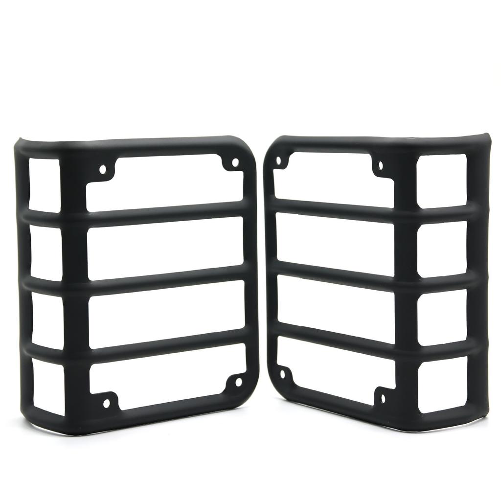 MFC PRO Tail Light Protector Covers for Wrangler JK Stainless Steel (2 Pieces) JK/Unlimited (2007-2017),