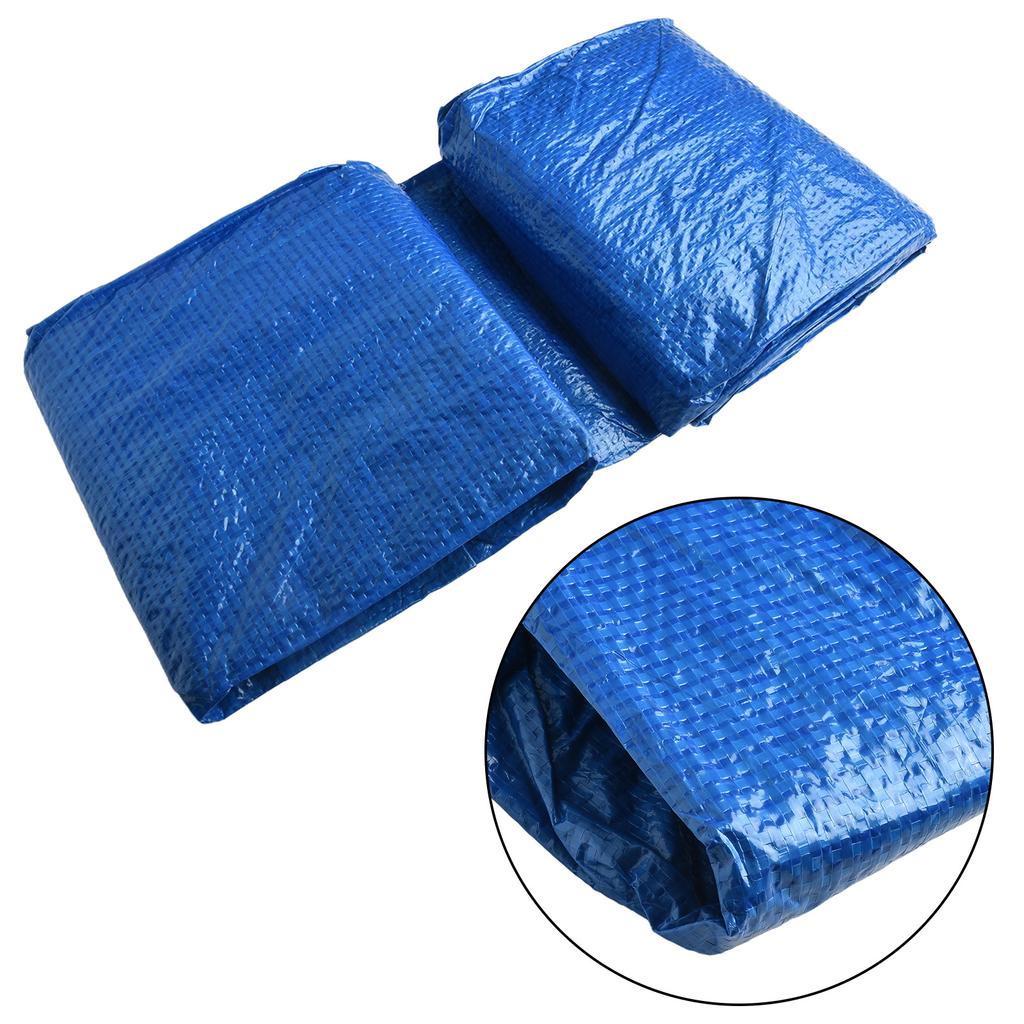 Fitment Package Content Pool Cover Installation PE Woven Fabric Dustproof Pool Protector Rectangular Pool Cover
