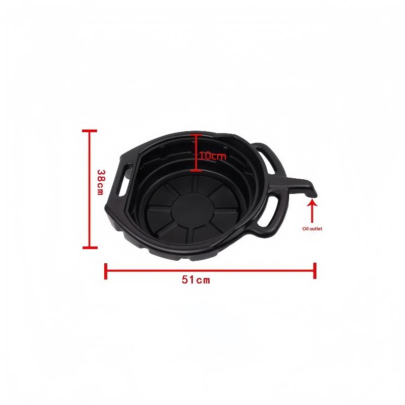 

1Pcs Car Maintenance And Repairing Oil Collect Basin 10L/15L Oil Drain Pan Waste Engine Oil Collector Oil Drip Tray With Handles A1