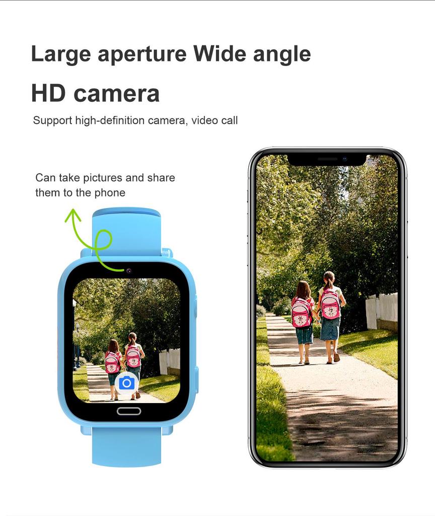4G Kids Smartwatch with Video Call, Photo, and GPS for Boys and Girls