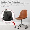 Round Rubber Anti Slip Caster Cup Quick Install Anti-Skid Furniture Stoppers Protect Carpet Portable Rubber Couch Stoppers