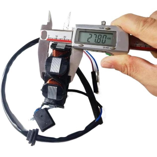 8 Pole 5 Wire DC Fired Magneto Stator Compatible With 4 Stroke Scooter Moped ATV Go Kart GY6 125 150 Cc 152QMI 157QMJ 1P57QMJ