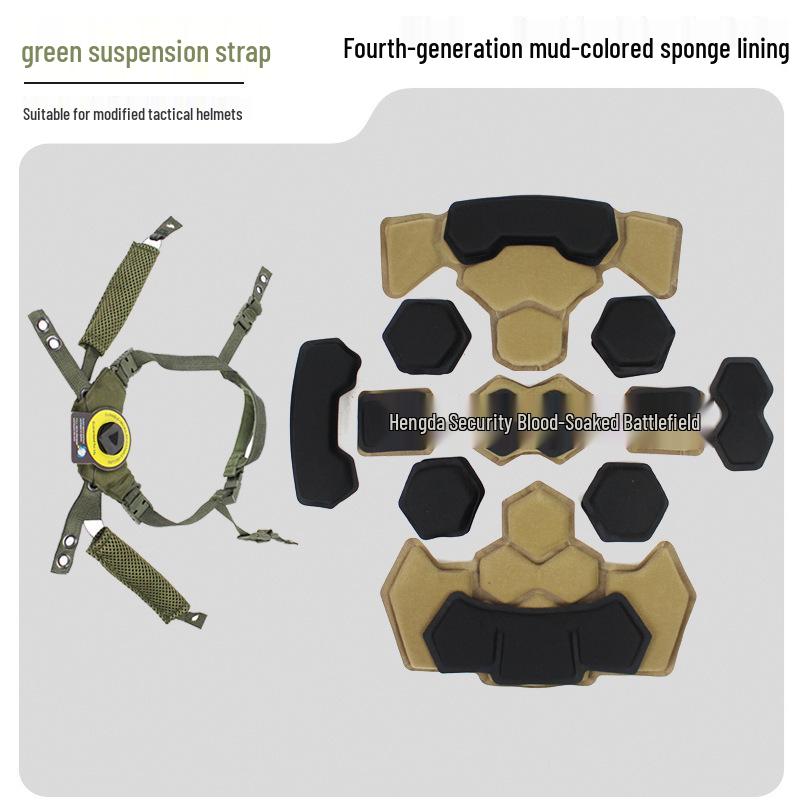 Wendy Adjustable Gen 4 Suspension Set for Tactical Helmets One Size