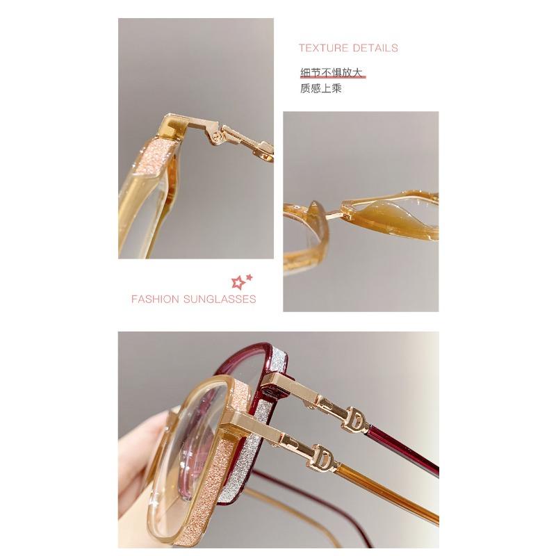 High-end High-definition Women's Full Frame Reading Glasses Blue Light Blocking Far Sight Eyewear Ultra Light Ladies Eyeglasses