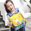Cartoon Rabbit Kids Bag, Waterproof Yellow Backpack with Massage Straps for School and Travel, Lightweight Design