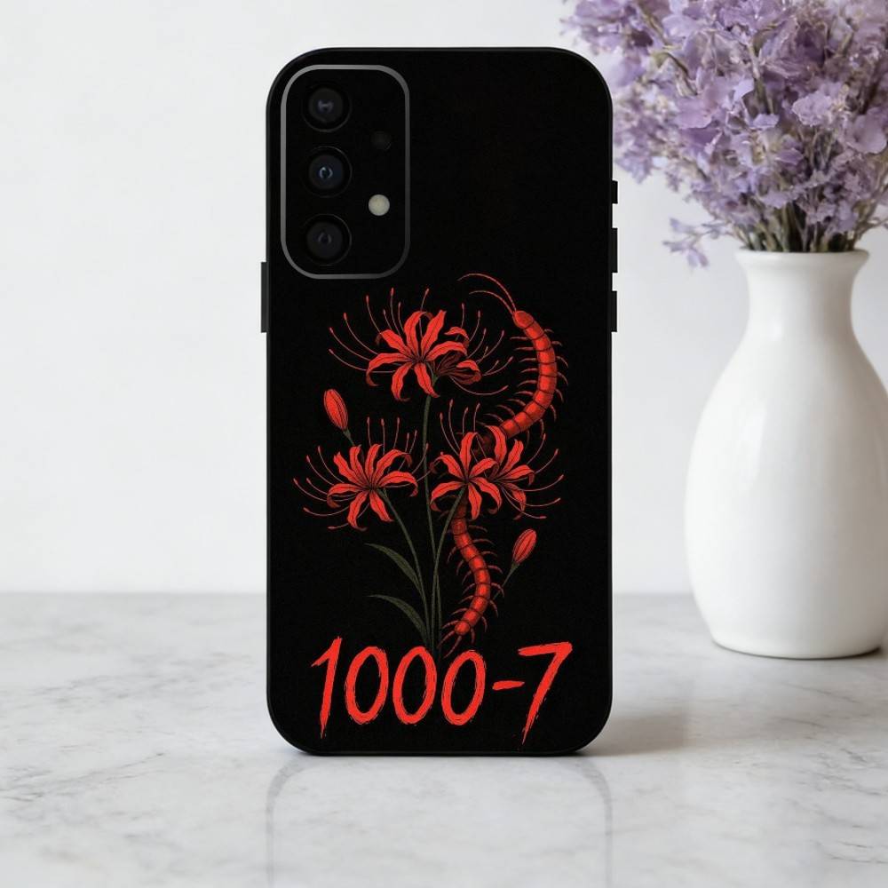 G-Ghoul R-Red Spider Lily Tokyo phone Case For Samsung Galaxy A73,A72,A71,A70,A53,A52,A51,Others Soft Black Shell