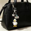 Keychain Pendant Middle Finger Hilarious Duck Zero Keychain with Verse Daily Reminder Backpack Accessory
