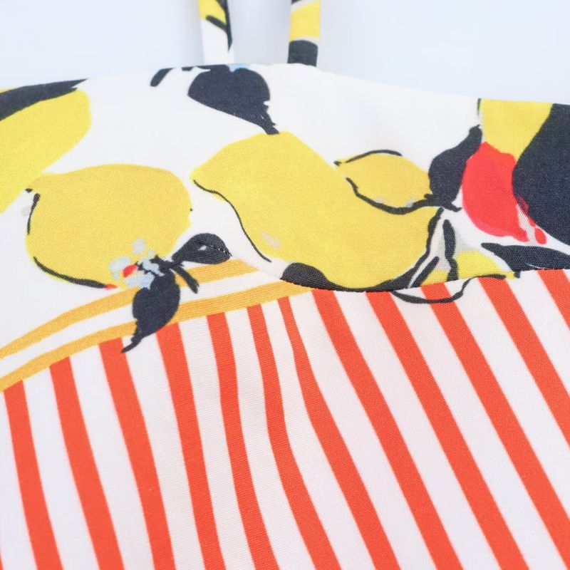 Kaslead New Arrival Women's Clothing Fashion Style Fashion Lemon Printing Top Skirt 6929433 3442348