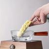 Fashion Wood Handle Glass Milk Pot Heat-resistant Transparent Noodle Pot Mini Heating Cooking Pot Dormitory
