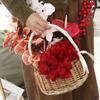 Flower Basket Decoration For home Flower Basket Desktop Decoration Clutter Organizer Storage Basket
