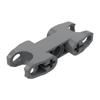 50g MOC 89650 Axle & Connector 2x5 with Ball Joint, Small Building Block Replacement Parts