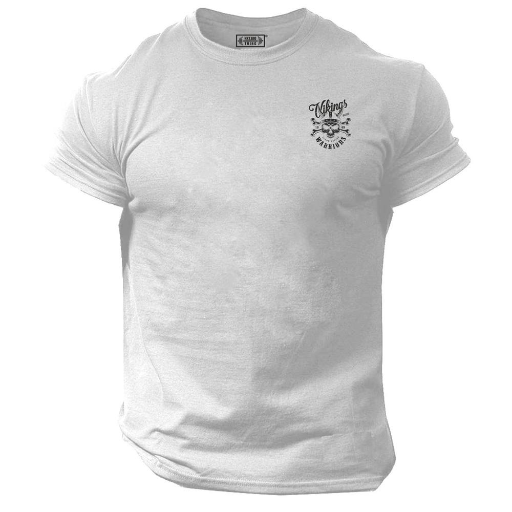 Vikings Warriors T Shirt Small Gym Clothing Bodybuilding Exercise Boxing Mma Top