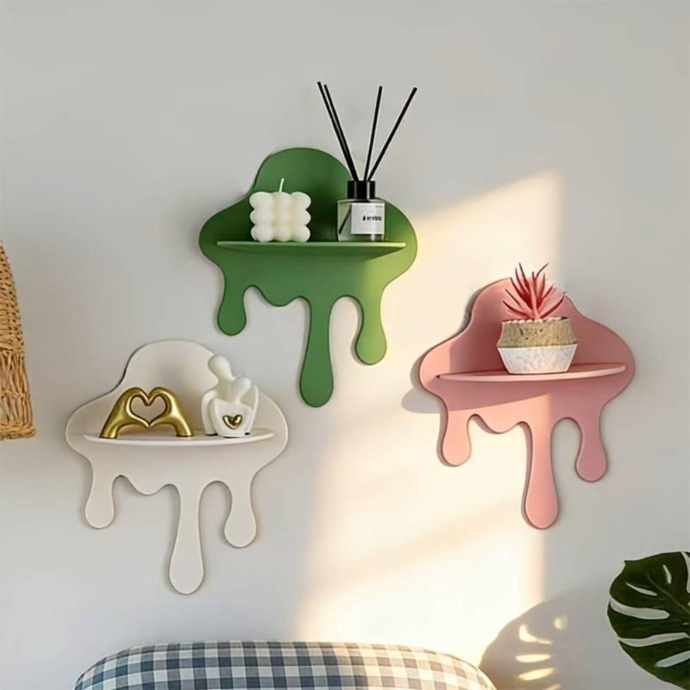 Minimalist Cloud Floating Shelf Wall Mounted Decorative Wall Shelf Office Decor