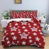Star Duvet Cover Set Colorful Stars Pattern Print Twin Bedding Set For Kids Teens Double Queen King Size Microfiber Quilt Cover