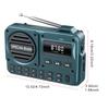 Portable Digital FM Radio with LED Display Digital Radio Recorder BT 5.4 Radio Speaker Gifts for Seniors Elderly
