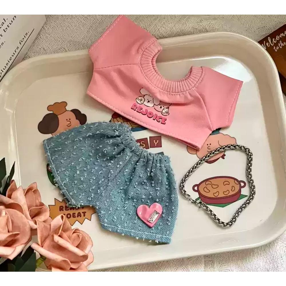 Only Clothes 20cm Doll Clothes Cotton Doll Blind Box Plush Doll Clothing Wow Cool Wakuku Doll Clothes Multiple Styles Set