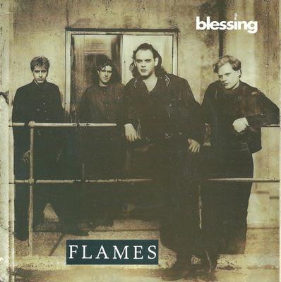 7inch Record BLESSING - Flames MCS1553 MCA Records 1991 UK Rock Used