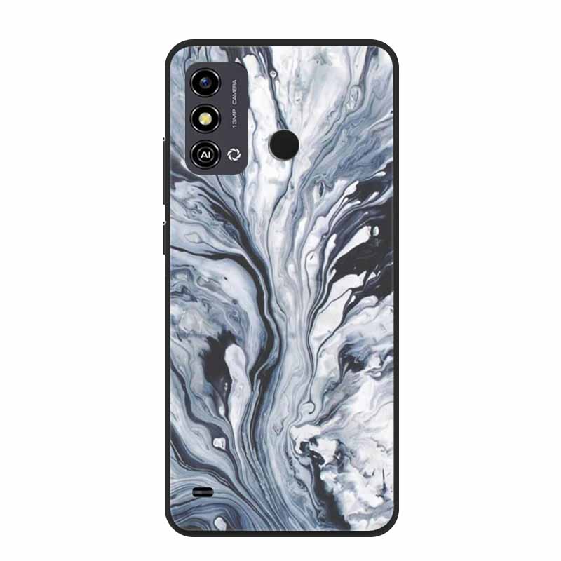 For ZTE Blade A53 Case Marble TPU Silicone Soft Back Cover Cases for ZTE Blade A53 A 53 Para 6.52" Cute Mica Painting New Coque