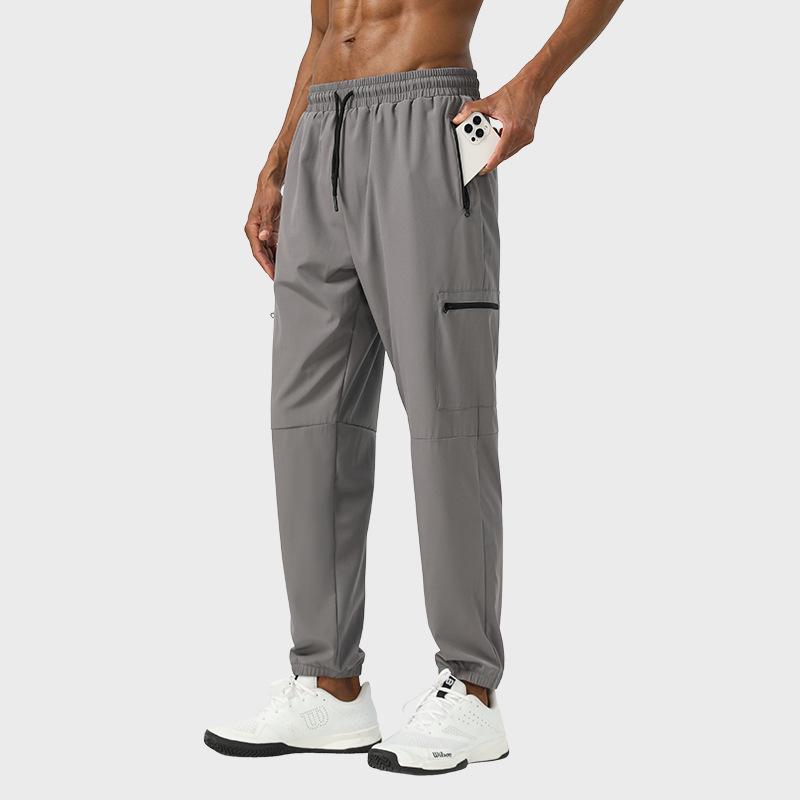 

Мужские быстросохнущие уличные ветрозащитные брюки – Высокоэластичные, дышащие, прямого кроя с боковой молнией и кулиской XL (EU)