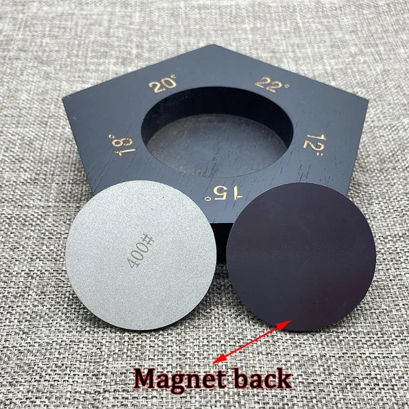 Upgraded Version Roller Fixed Angle Sharpener 12° 15° 18° 20° 22° Quick Safe Sharpening Diamond Agate Stone Whetstone Polishing
