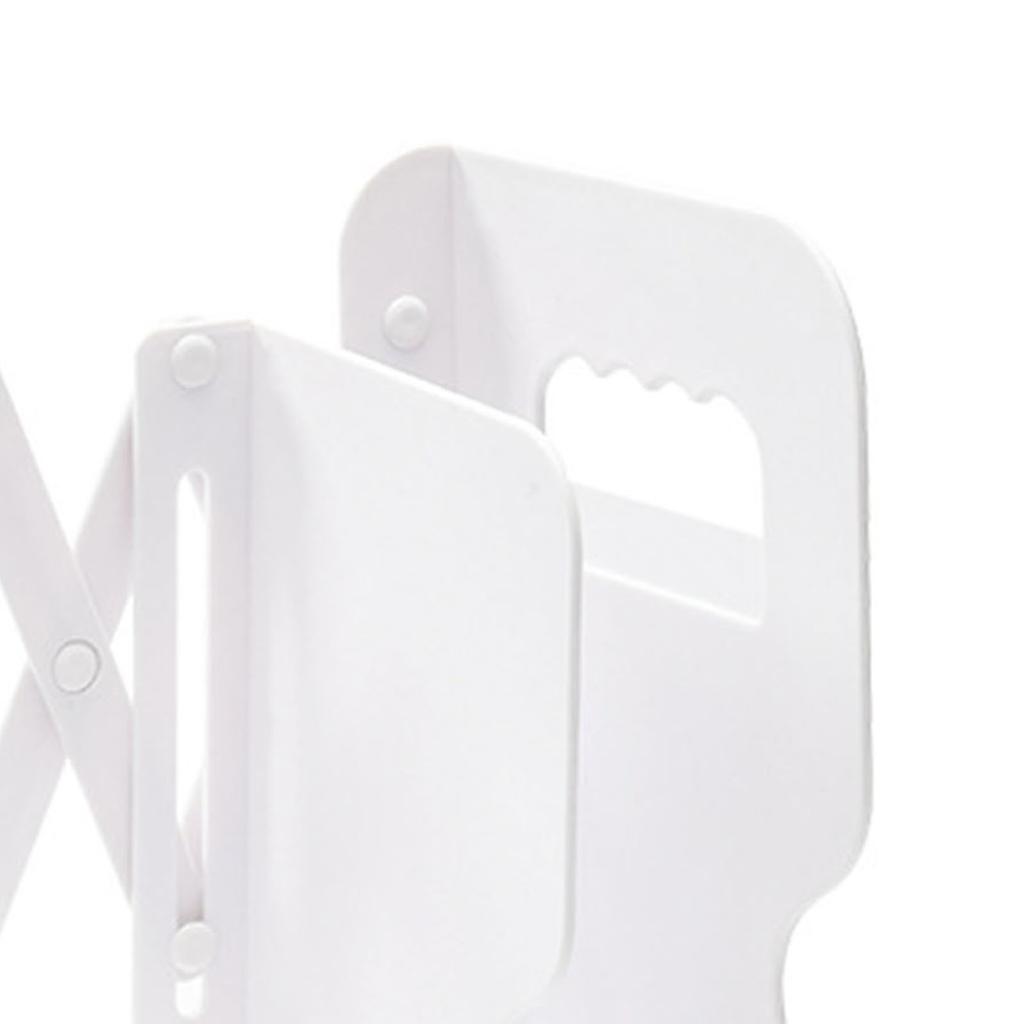 Expandable Book Shelf,   Plastic Multifunctional Bookend Stand Holder with Compact Design, for   Study Room