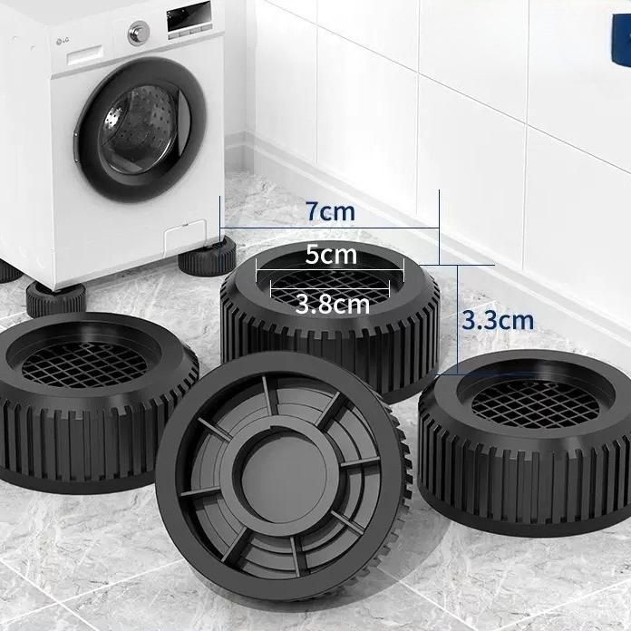 4Pcs Strengthen Washing Machine Anti Vibration Pads Rubber Feet Legs Mat Silent Washer Dryer Furniture Support Dampers Stand