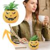 Halloween Flower Pot Decoration, Pumpkin Fake Plant Flower Pot