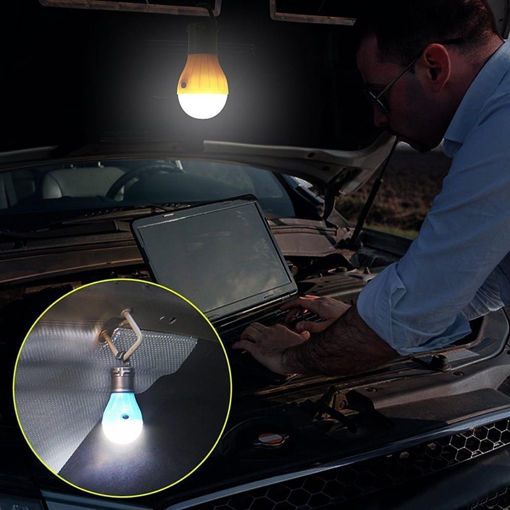Durable LED Outdoor Camping Lantern ABS Portable Hanging Tent Lamp Light Bulb Waterproof Mini Camping Light Fishing