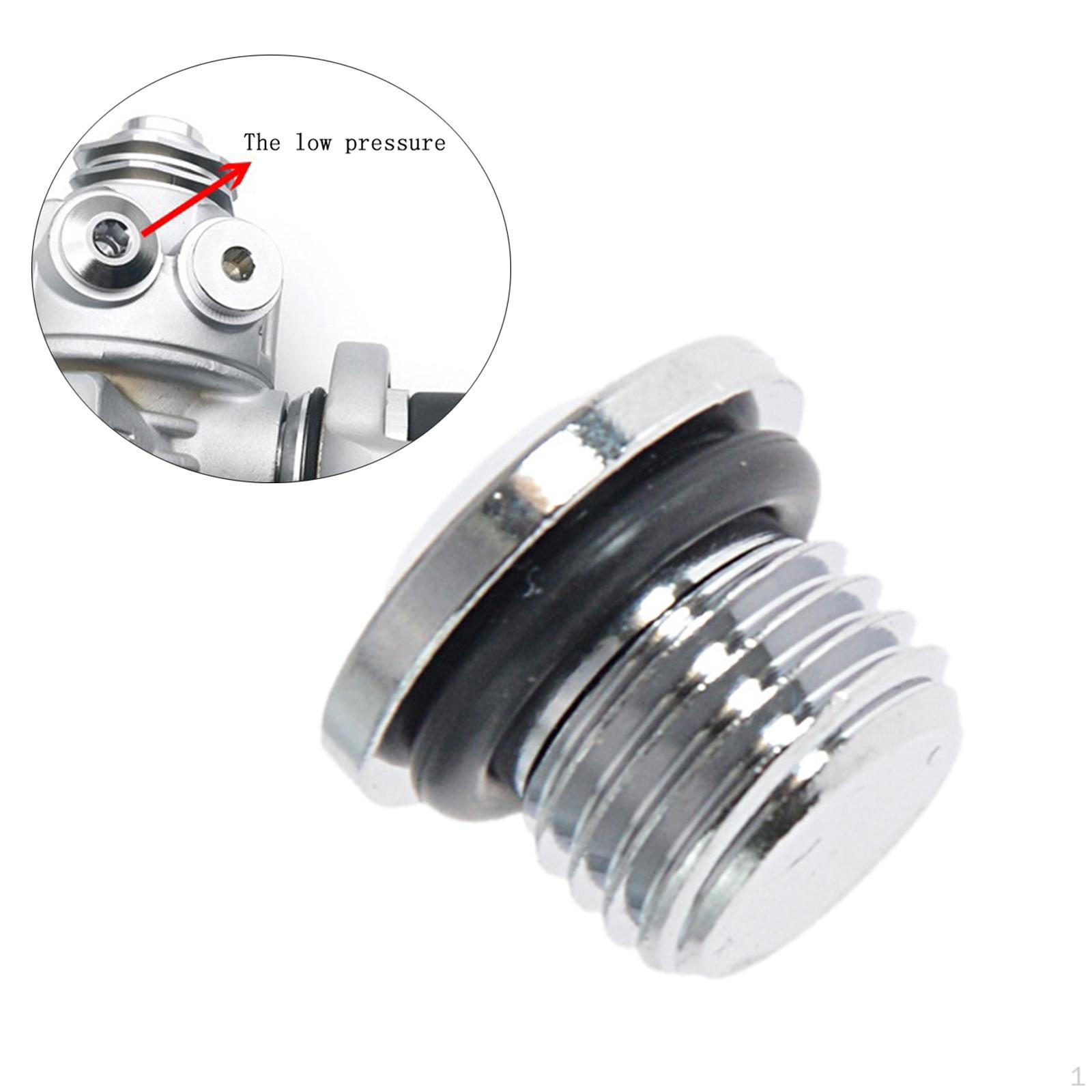 Anti-rust Diving Regulator Door Plug 3/8 / 7/16 LP Low Pressure Scuba Bolts Hardware Low Pressure