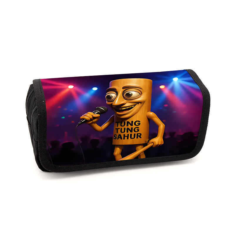 Brain Rot Pencil Case Animation Peripheral Storage Bag Stationery Pencil Case