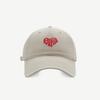 Koreanischer Stil Trendige Marke Reine Baumwolle Neues Lässiges und Personalisiertes Besticktes Weiches Oberteil Retro und Modische Baseballkappe für Damen