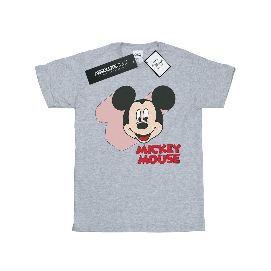 Disney Womens/Ladies Mickey Mouse Move Cotton Boyfriend T-Shirt