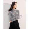 Xiangying Anti-Pilling Wool Blend Mock Neck Sweater