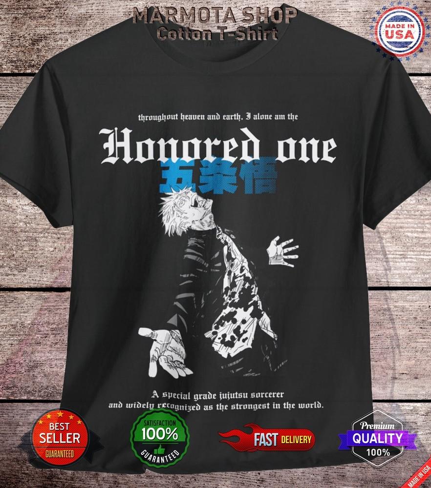 

Gojo Satoru Jujutsu Kaisen T-Shirt Sukuna Anime Japanese Tee Shirt Manga JJK XL