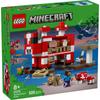 LEGO Minecraft Mooshroom House Toy, Birthday Gift, Building Blocks, for Girls and Boys, Ages 8, 9, and 10, Elementary School Students, Game, 21270