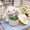 Clothes and Hats Gardener Little Rabbit Doll Handmade Rabbit Plush Doll  Backpack Decor