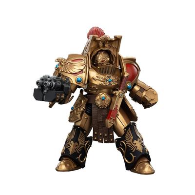 JOYTOY Warhammer Legion Custodes Akilon Terminator Squad Akilon with Lastram Storm Scale Action Figure 40,000 (Equipped Bolter) 1/18 (Assembled)